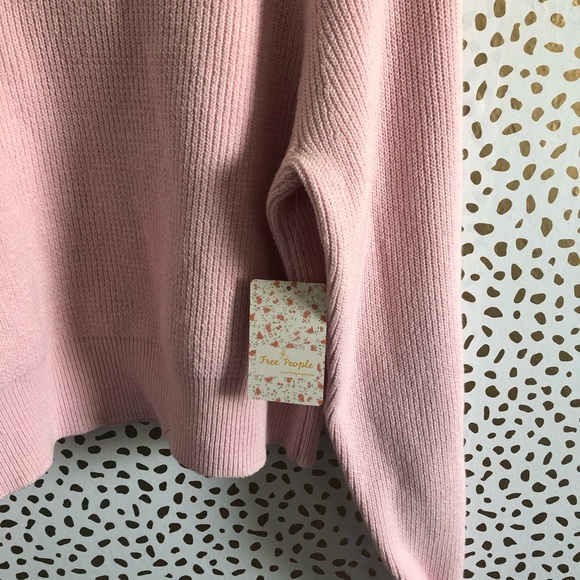 NWT Free People Too Good Pullover Pink - Picture 4 of 7